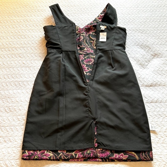 J CREW Sleeveless V-Neck Floral Jacquard Sheath Dress Size 6 NWT Pink/Black/Gold - Picture 10 of 17